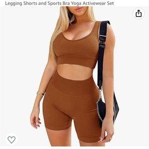 2 Piece Seamless Ribbed Workout Set